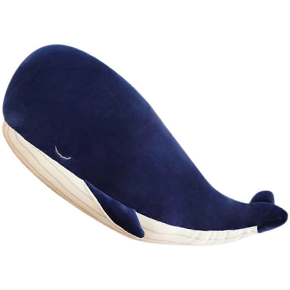 Whale Figurine Decorative Toy For Kids Home Use In Blue Color With Simple Design 1Set