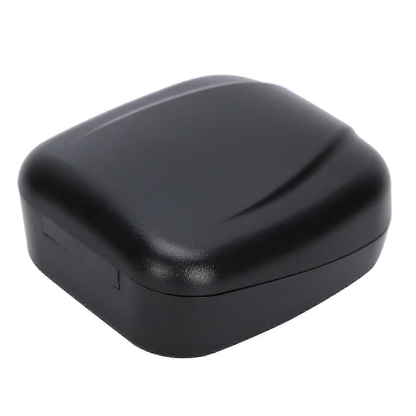 Portable Waterproof Hearing Aid Storage Case with Drop Resistance - Black