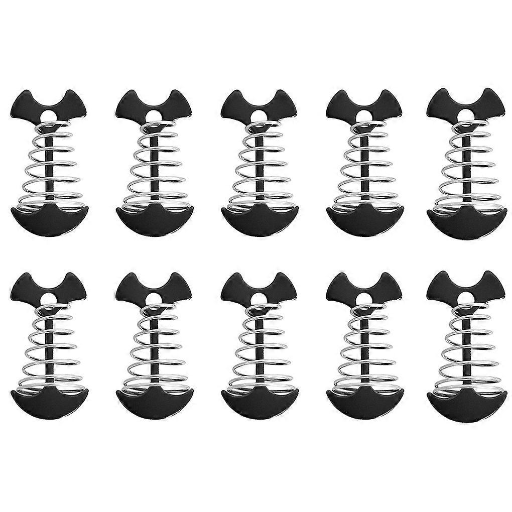 Deck Anchor Pegs Windproof Tent Stakes Portable Camping Accessories 10pcs