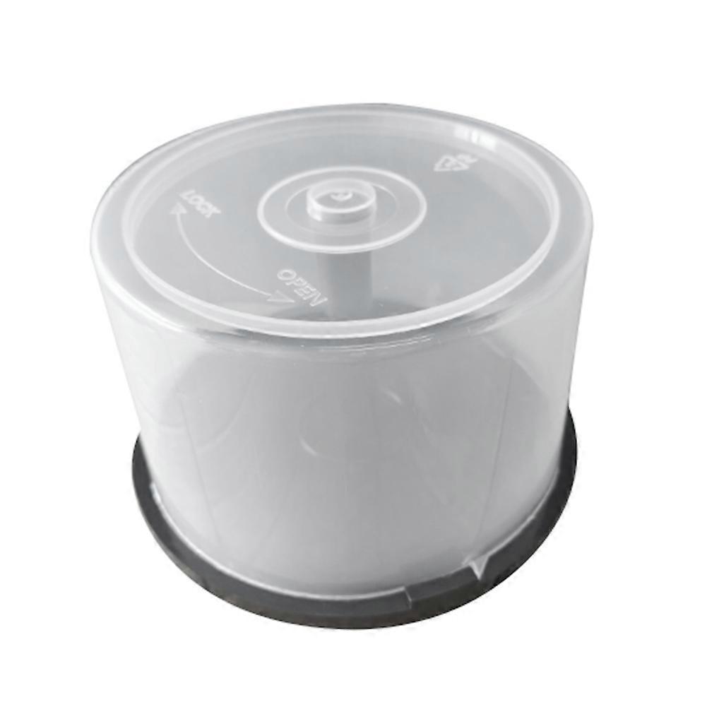 1pcs Large Capacity CD/DVD Storage Container Clear Plastic DVD Holder Compact Disk Organizer Space-Saving Design