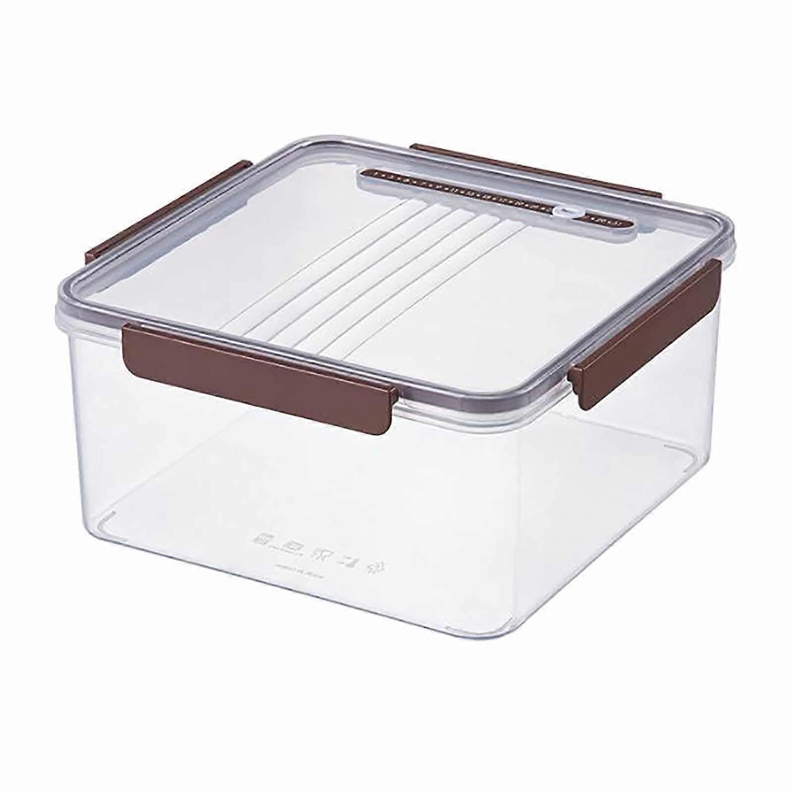 Food Storage Containers with Lids, Thickened Transparent Fresh-Keeping Box Timed to Keep Food Fresh, Suitable for Refrigerator and Microwave Oven