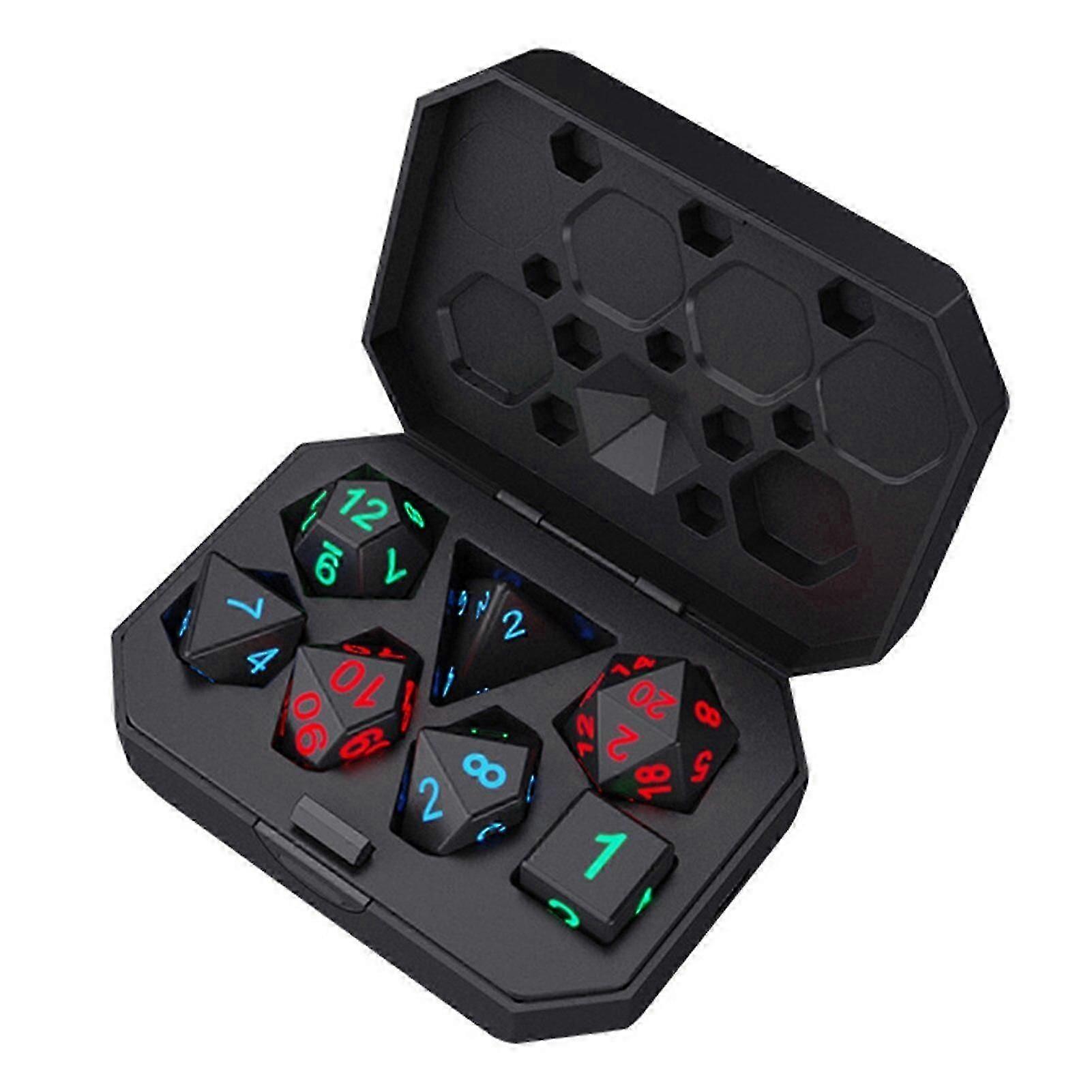 Luminous Dnd Dice Glow In The Dark Dices Rpg Polyhedral Set For Board Game Party
