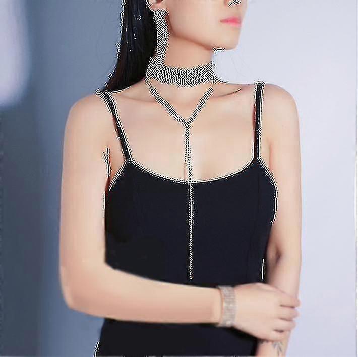 Women's Bracelet Earring Necklace 3pcs