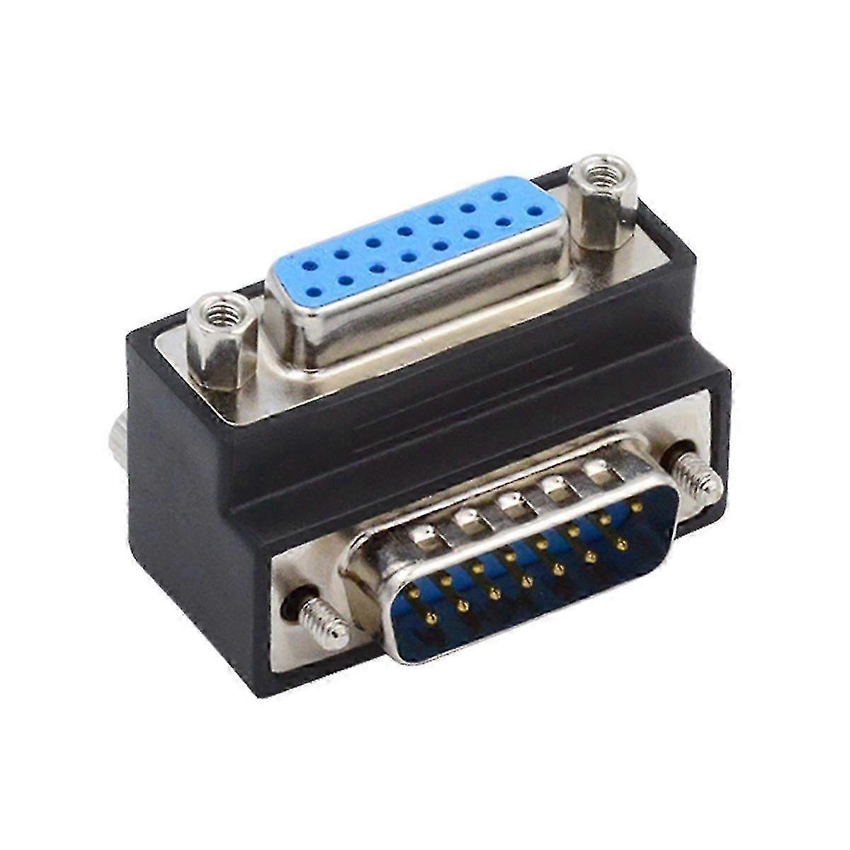 Type A DB-003-UP DB-15PIN Up 90-Degree Angled Design DSUB D-subminiature 15Pin Male to Female