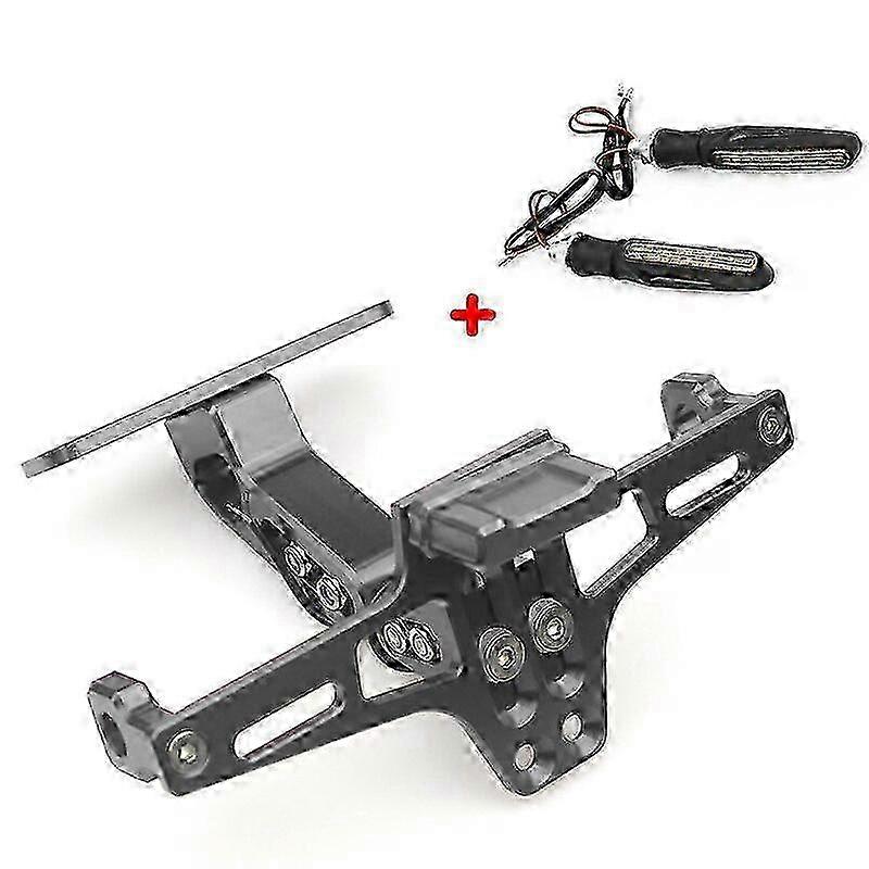Motorcycle Rear License Plate Holder Turn Signal Lights For YAMAHA T-MAX 530 TMAX 500 MT-03 MT-07 MT-09 MT-09 Tracer R1 R6 R3Motor Vehicle F