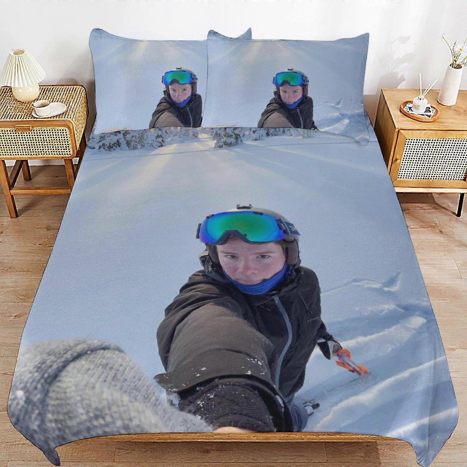 w240 Lars Edvin Folke Ryding Breathable Soft Surface Comfortable Texture Hotel Style Duvet Cover Sets with Zipper Closure m240