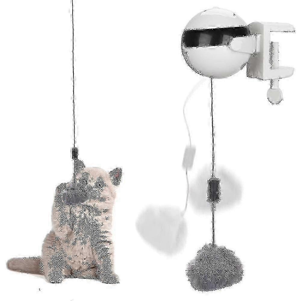 Funny Electric Lifting Ball Teaser Flutter Rotating Cat Toys Electronic Motion Pet Interactive