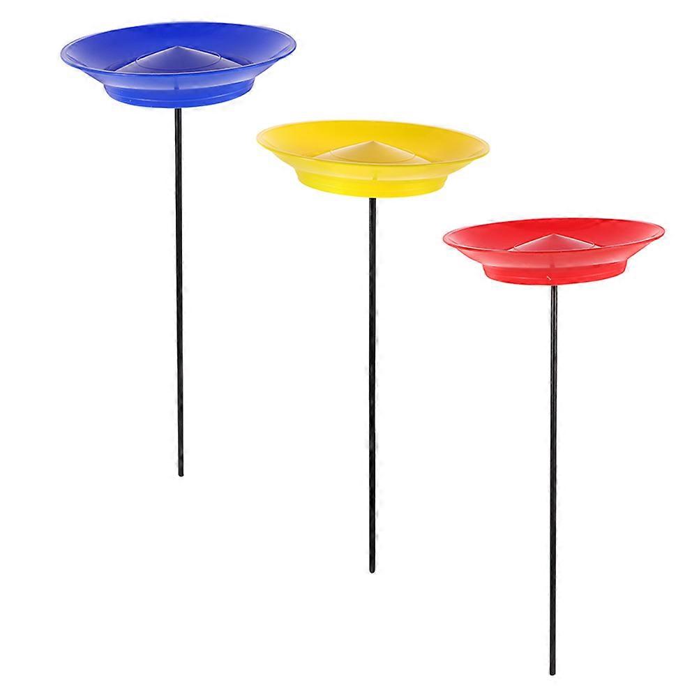 Assorted Color Juggling Plates For Sensory Skill Training Featuring Balance Functionality And 3Pcs For Circus Performance Activities