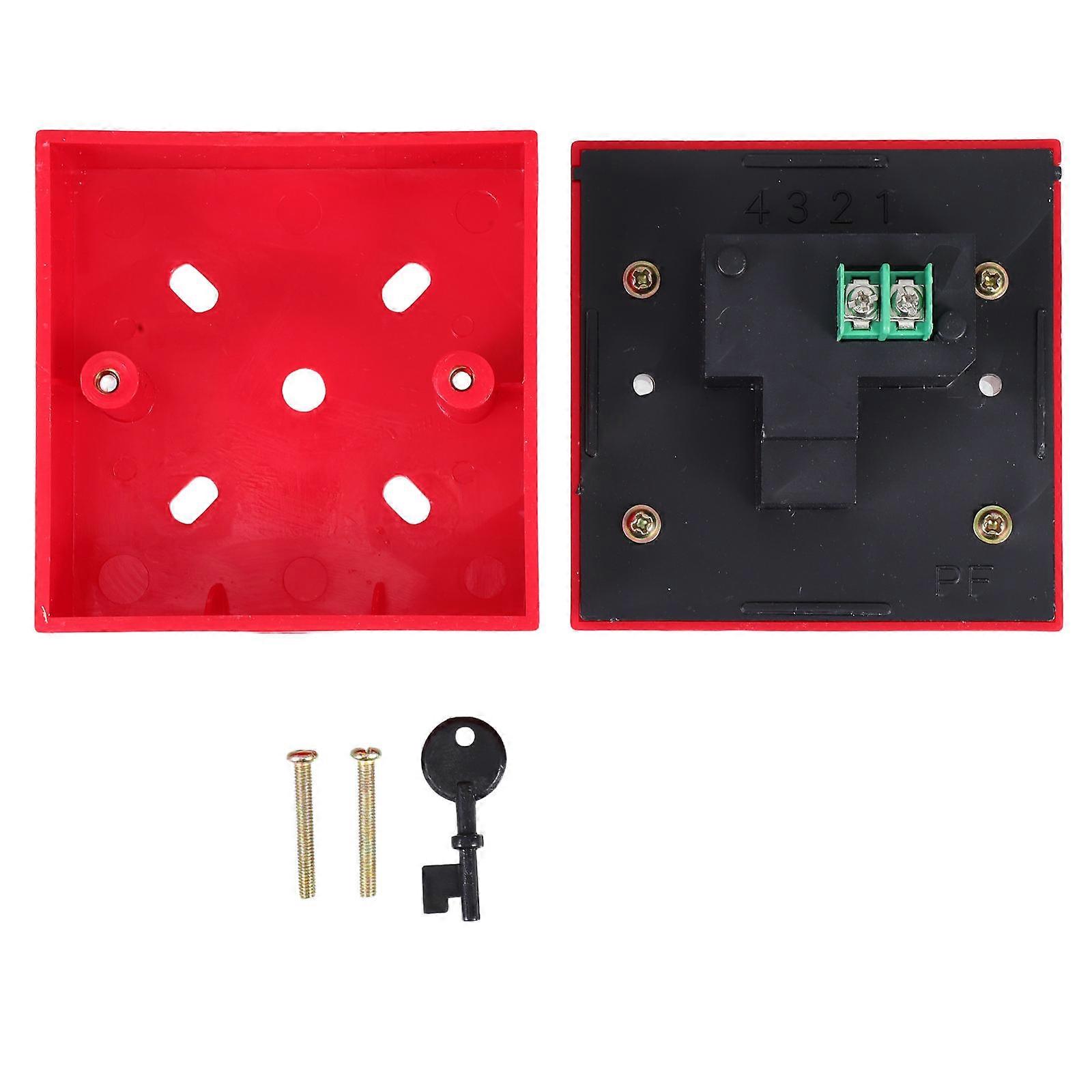 Fire Alarm Button Manual Call Point for Emergency Use Resettable