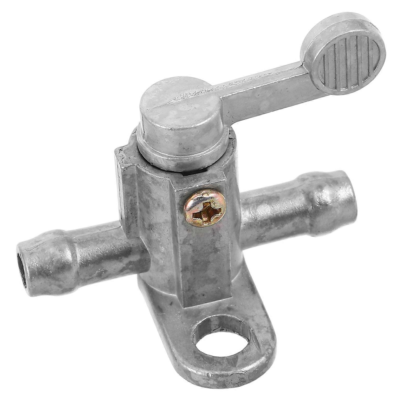 Gas Tank Shut Off Valve for Small Engine Generator Fuel Control Silver