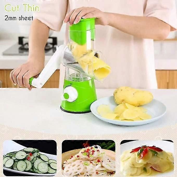 Hand Crank Multi-function Vegetable Cutter Household Kitchen Shredder Grater