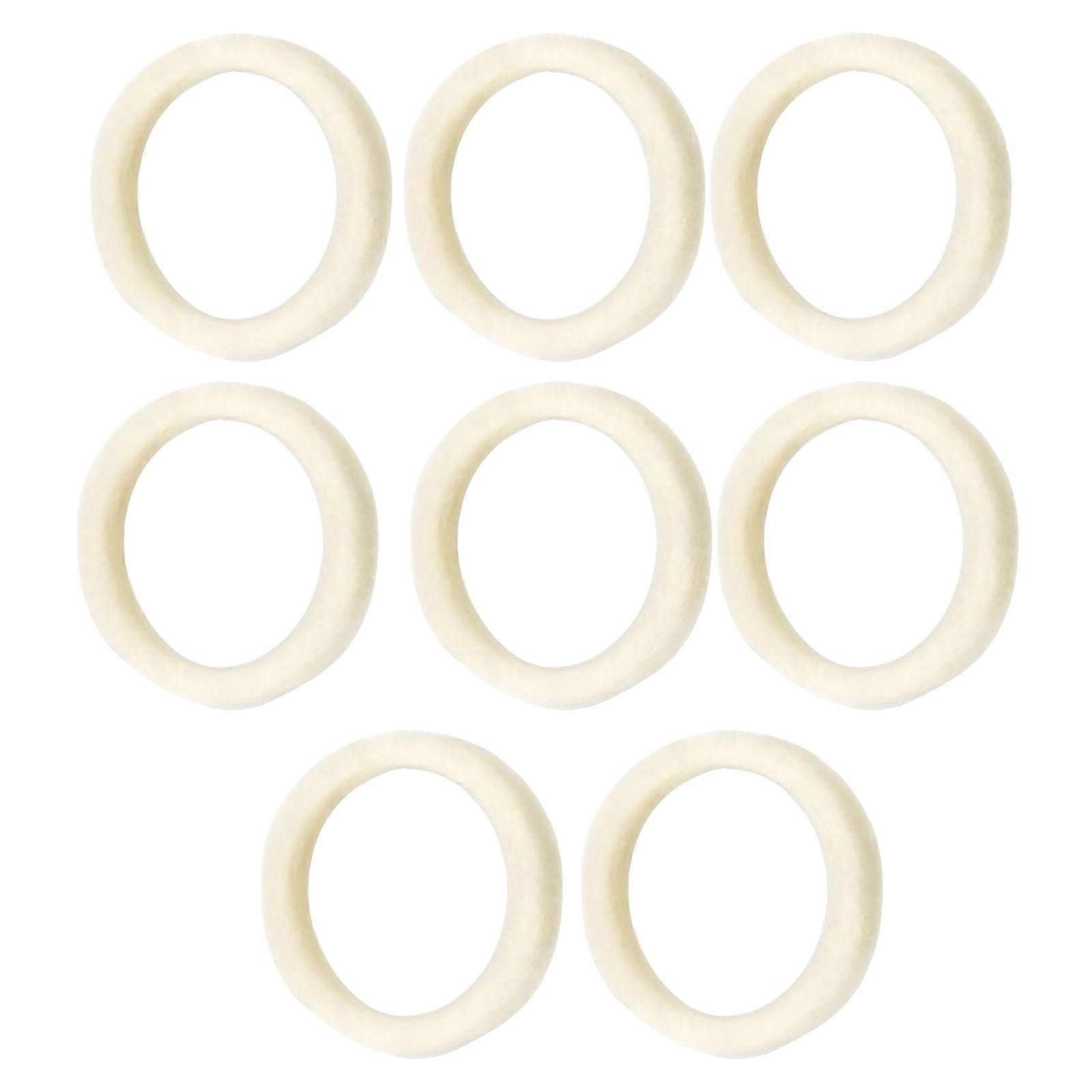 Set of 8 Soft Felt Sealing Pads Noise Reduction Washer Suitable for Coffee Machine and Grinder Vibration Reduction Multicolor