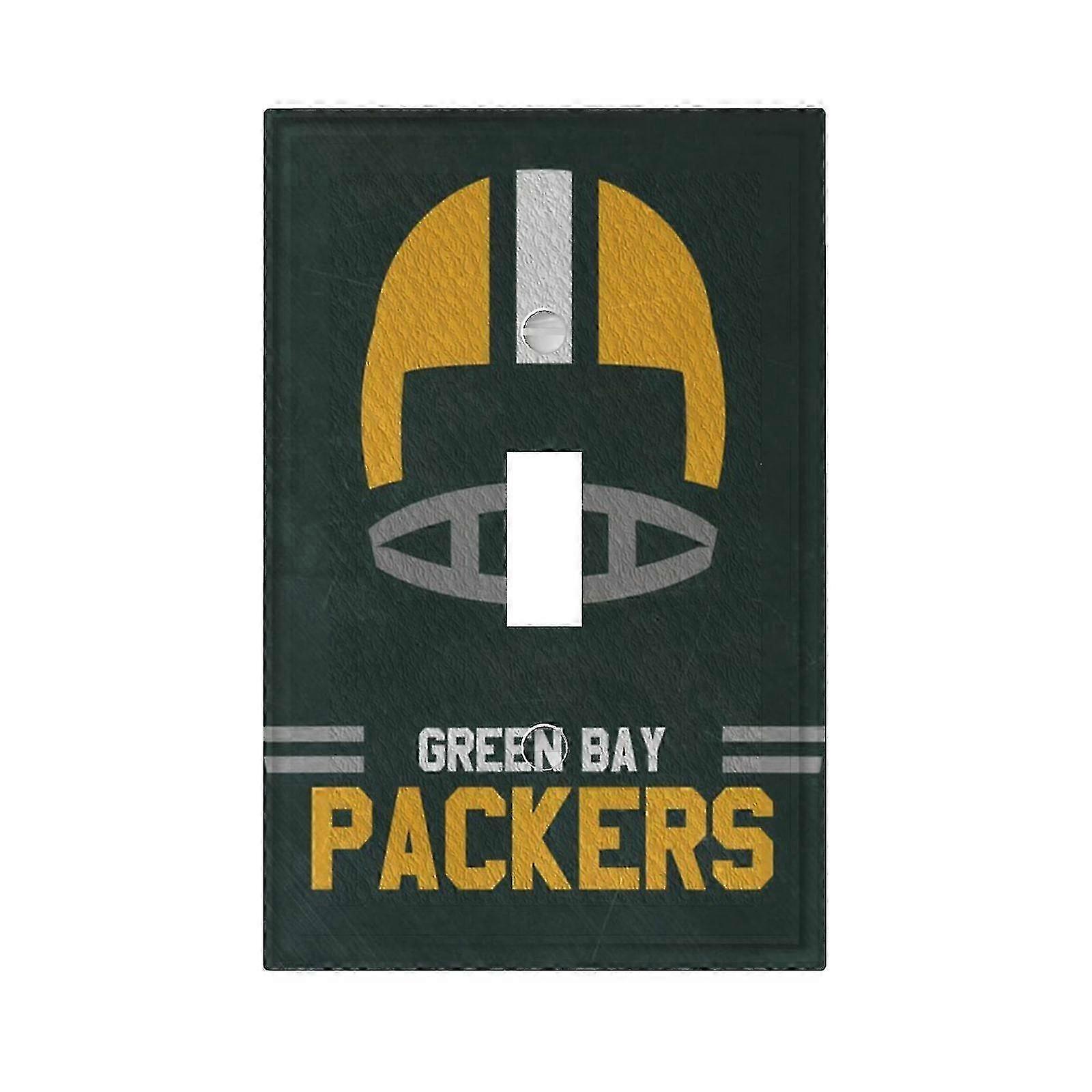 Packers Switching Lights Single Leather Roman Frame Switch Panel Wall Panel Single Double/Pull Light Switch