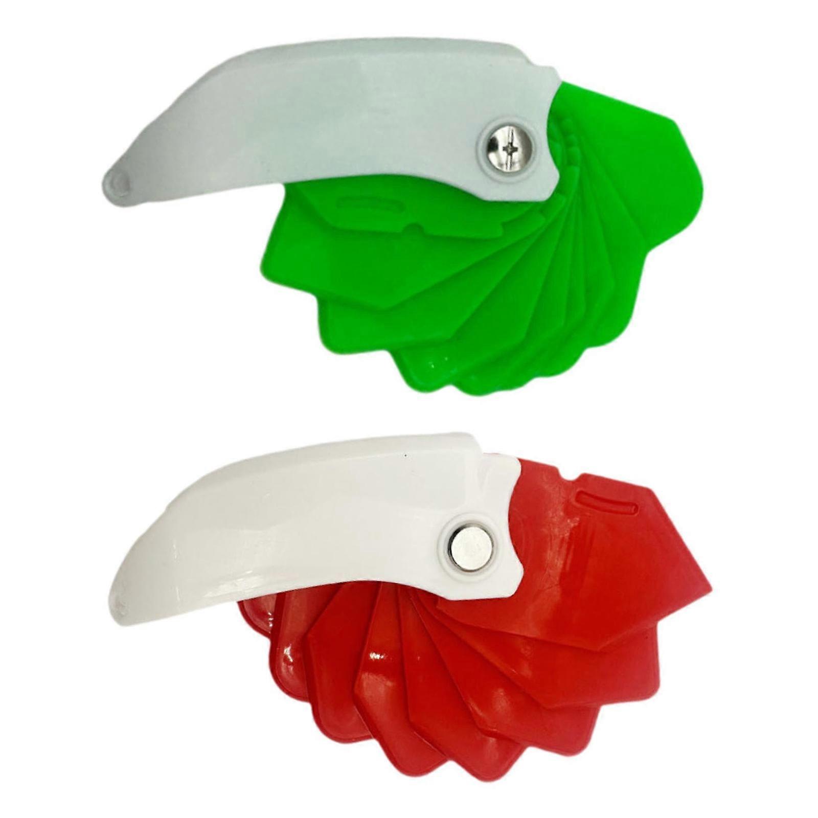 Flexible Rose ABS Collector Tool For Efficient Paint Removal Grout Cleaning And Substance Extracting  Red and green