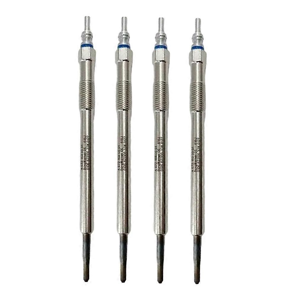 4 Pcs Glow Plug 6721590001 for Ssangyong Actyon Korando C Rodius II D22F 2.2 Ssangyong Parts