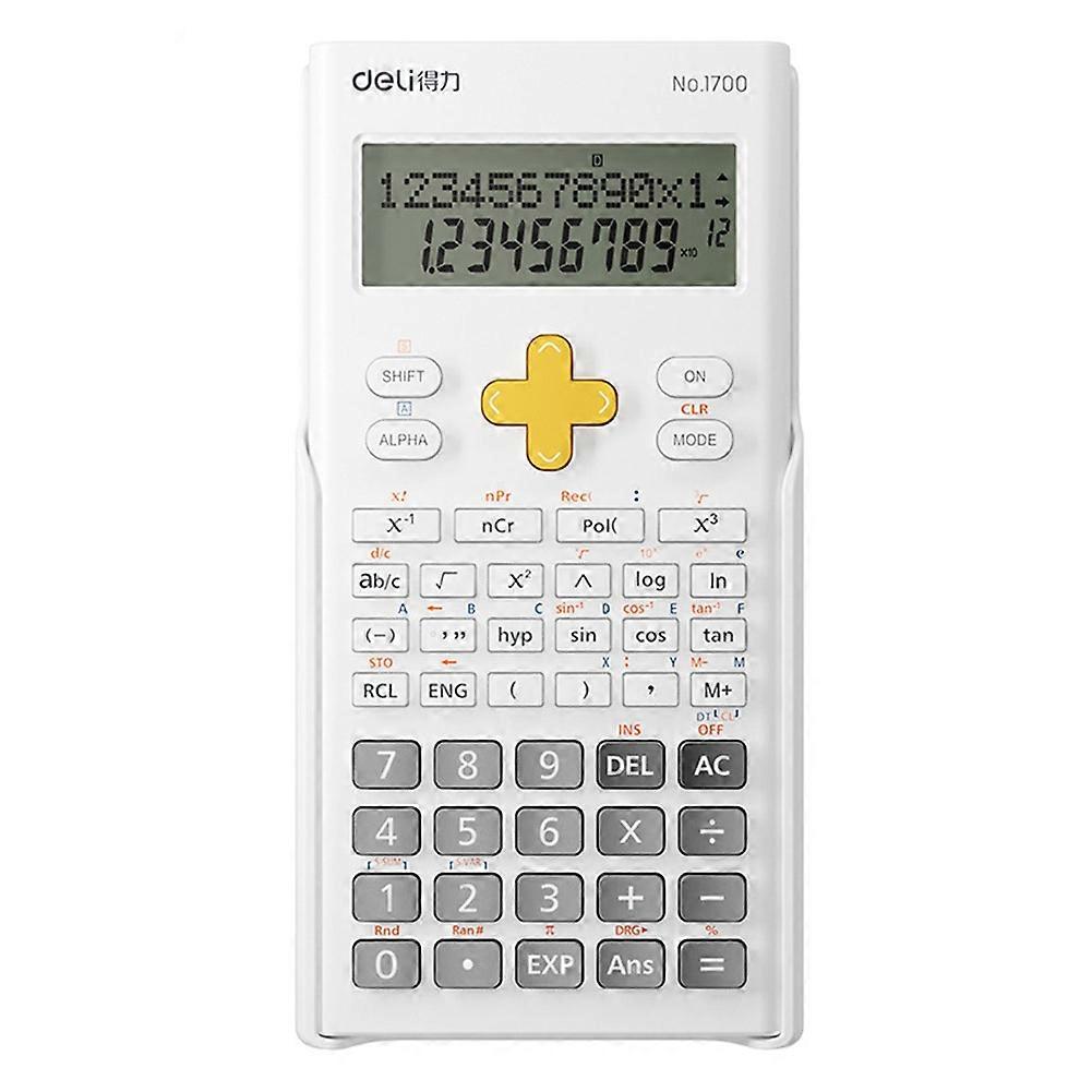 Deli 240 Functions Scientific Calculators Multifunction Function Engineering Calculators 2-Line 12digit Math Calculators