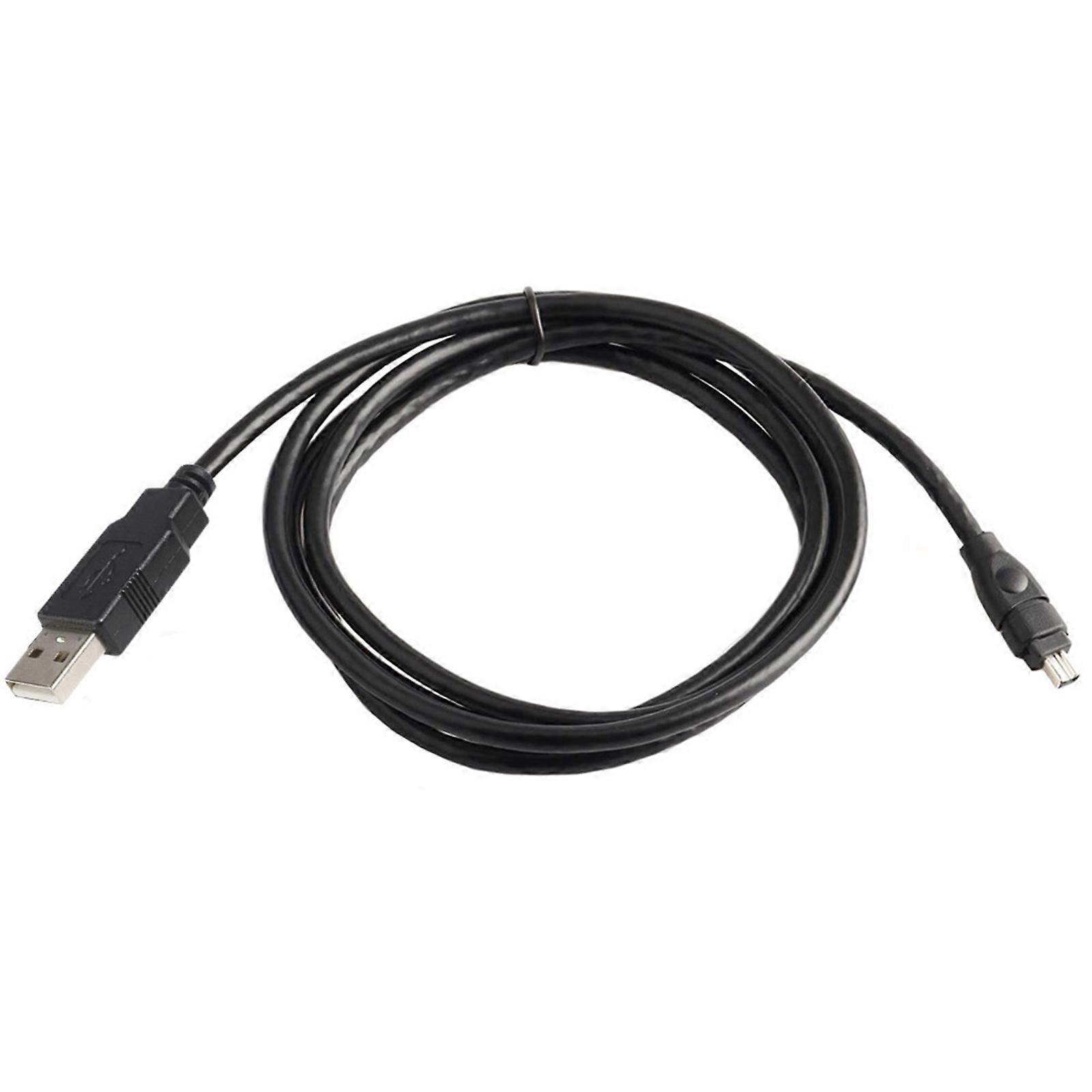 USB to 4 Pin Firewire Data Cable Male to Male Connectors USB2.0 to IEEE 1394 Link Cord for DCR-TRV75E Video Camera Multicolor