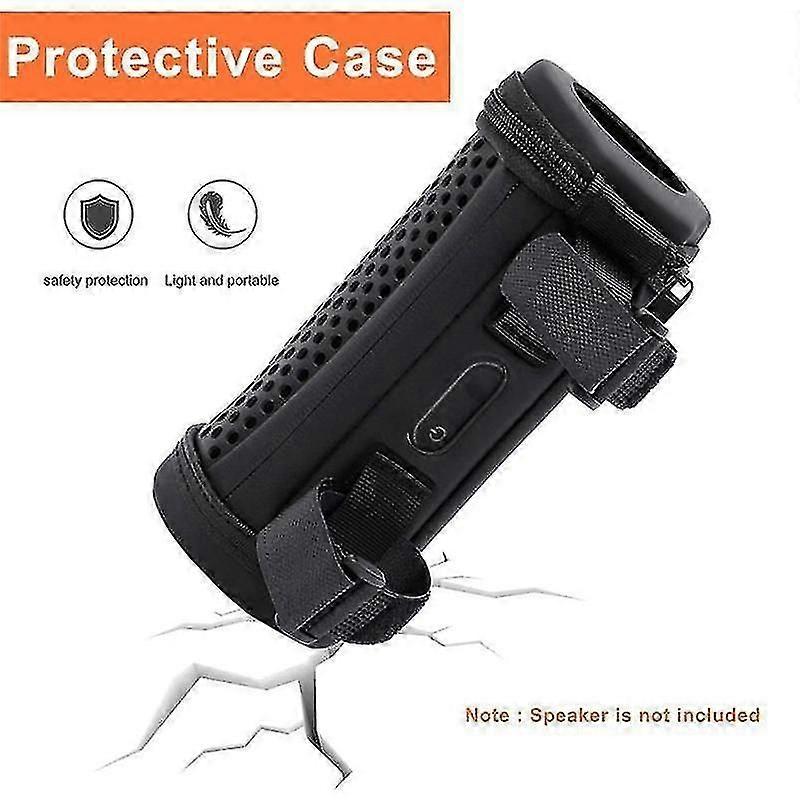 حقيبة غطاء صلبة واقية من شبكة مجوفة ل Flip4 Flip 5 مقاومة للماء متوافقة مع تقنية Bluetooth تحدث