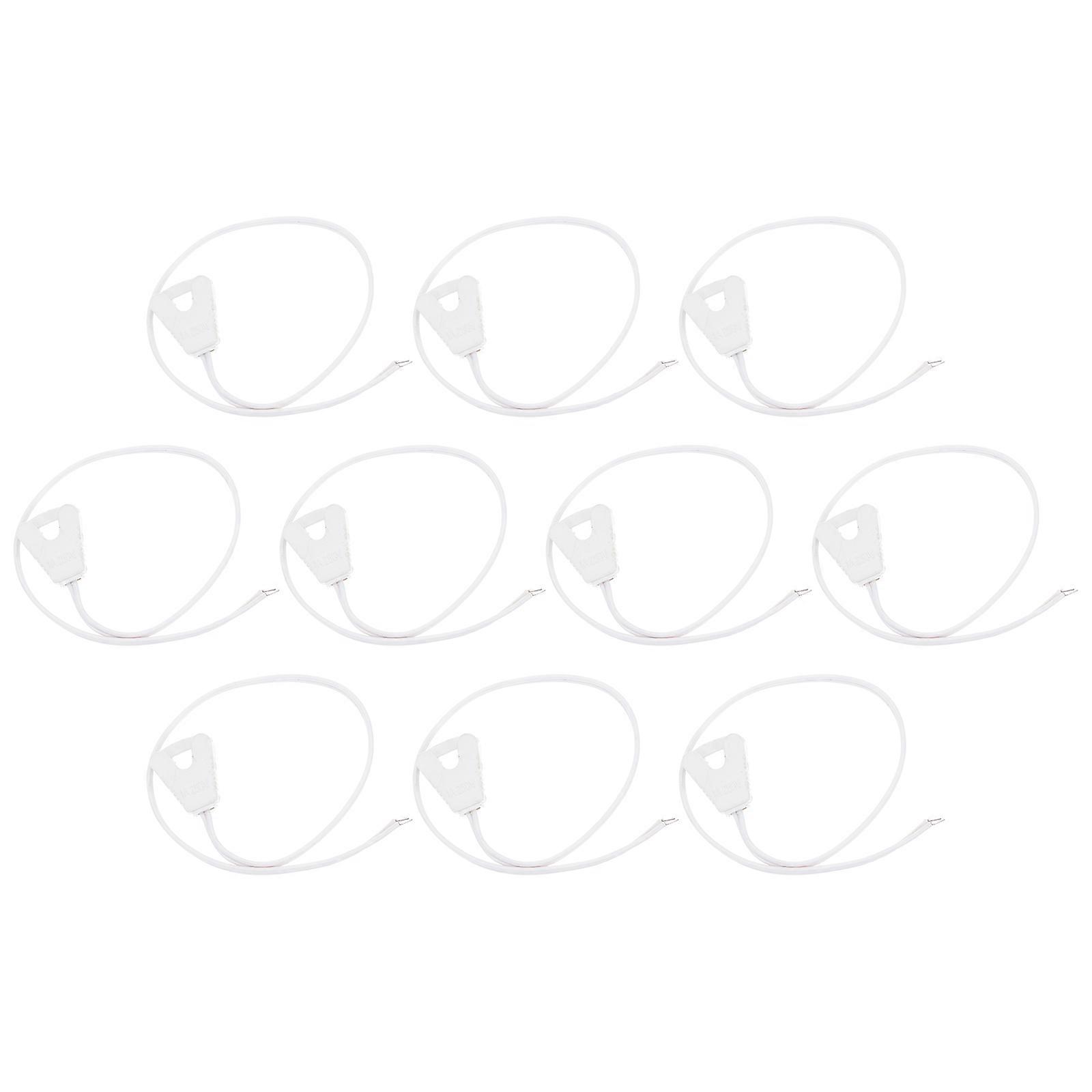 Wire Connector Led Cable Light Box Replacement For Old Or Broken Cables Pvc 30cm White 10Pcs