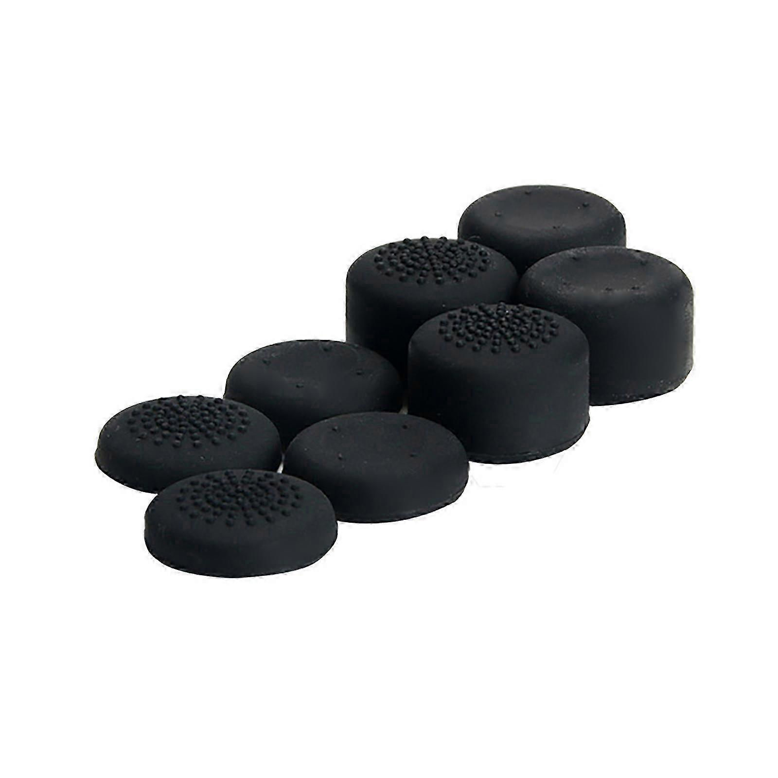 8Pcs Thumb Stick Grip Cap Joystick for Extra High Cover Cap for Controller for Extra High Enhancements Cover Repl Black