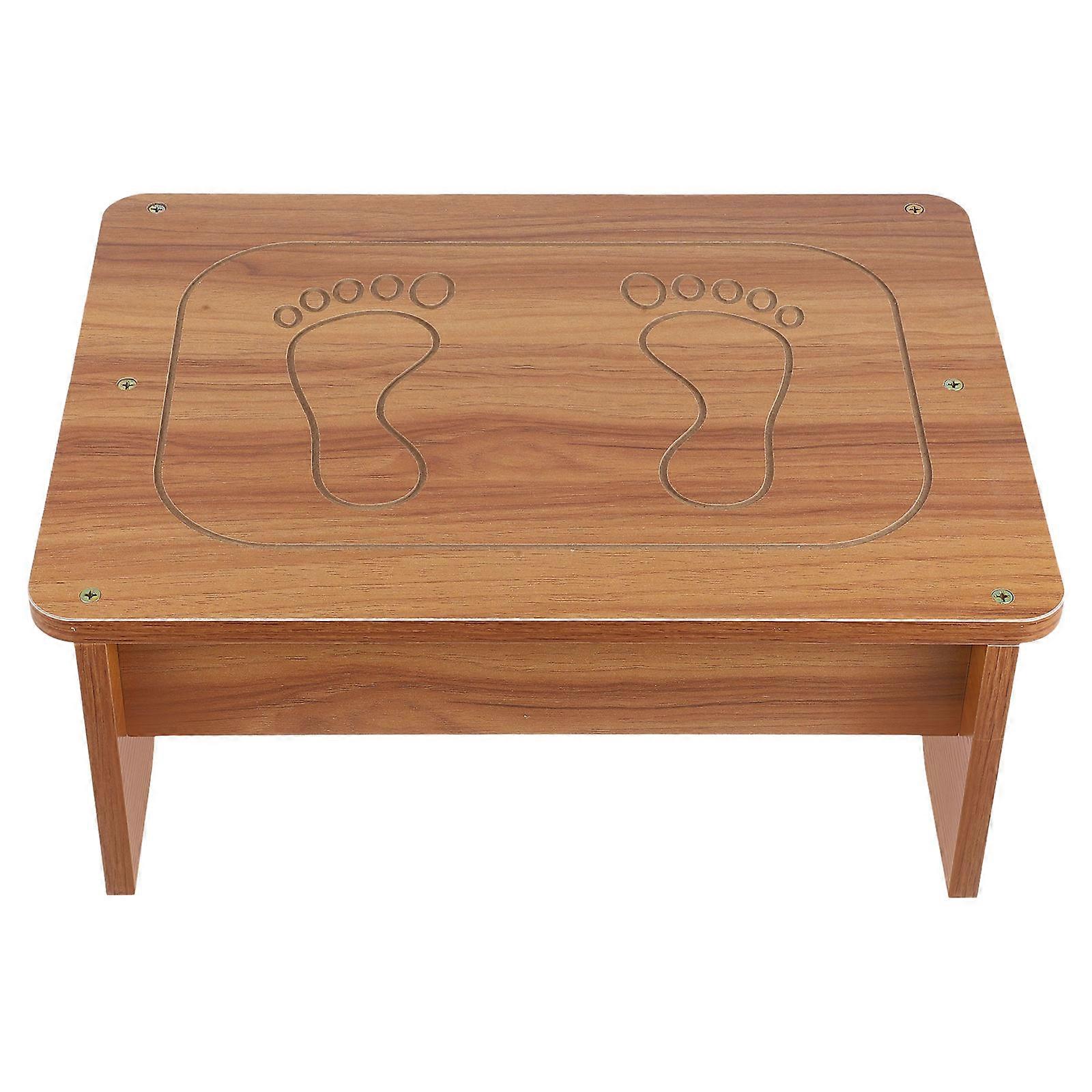 Multifunctional Step Stool Non-Slip Wooden Home Office Use 1Pack