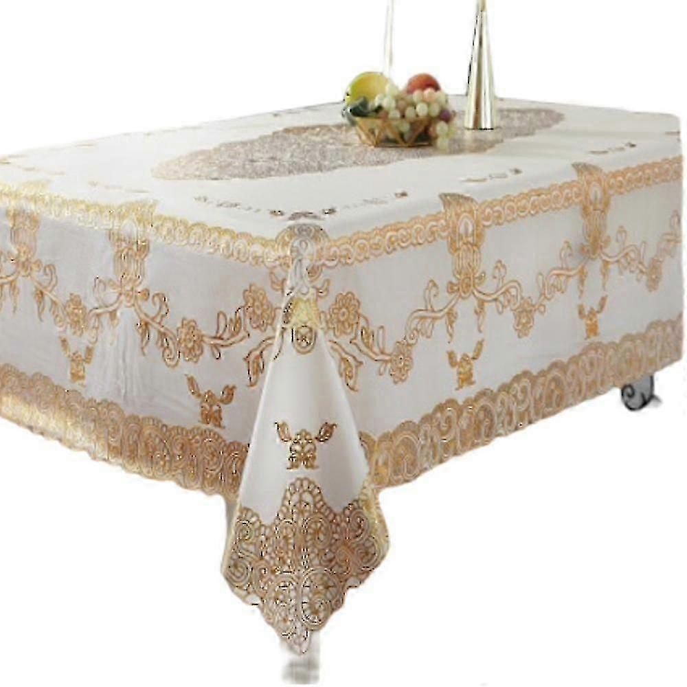 Decorative Lace Tablecloth Rectangle 60x90 for Indoor Outdoor Dining