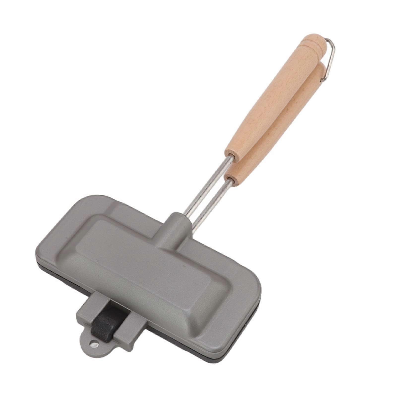 Double Sided Non Stick Frying Pan with Detachable Handle, Aluminum Flip Grill for Breakfast Cooking