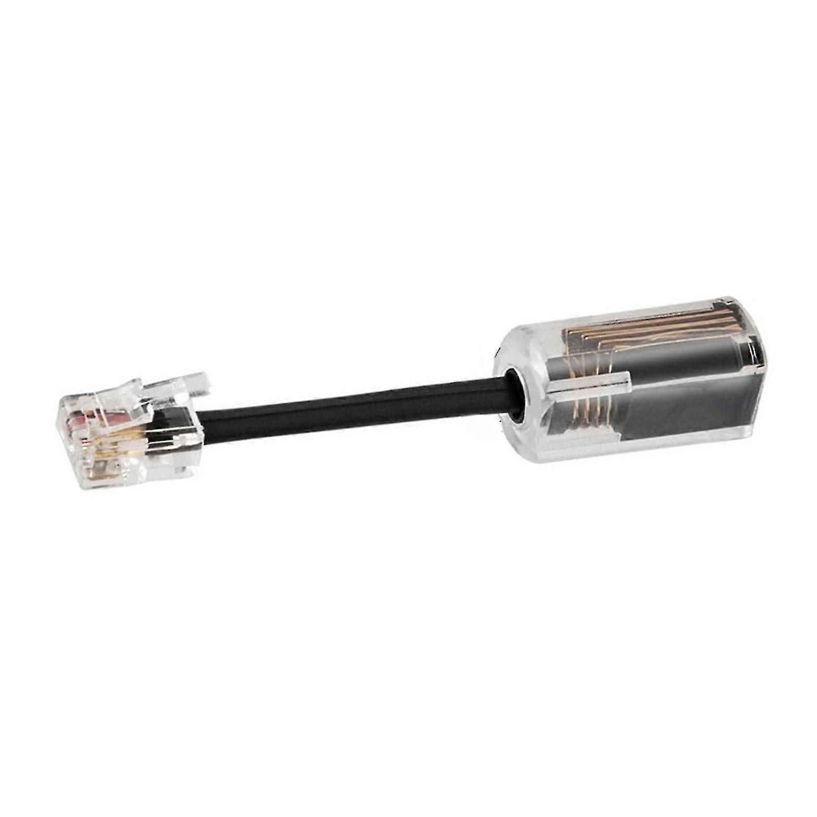 RJ9 to RJ11 4P4C Cable Connector for Telephone Handset Replacement