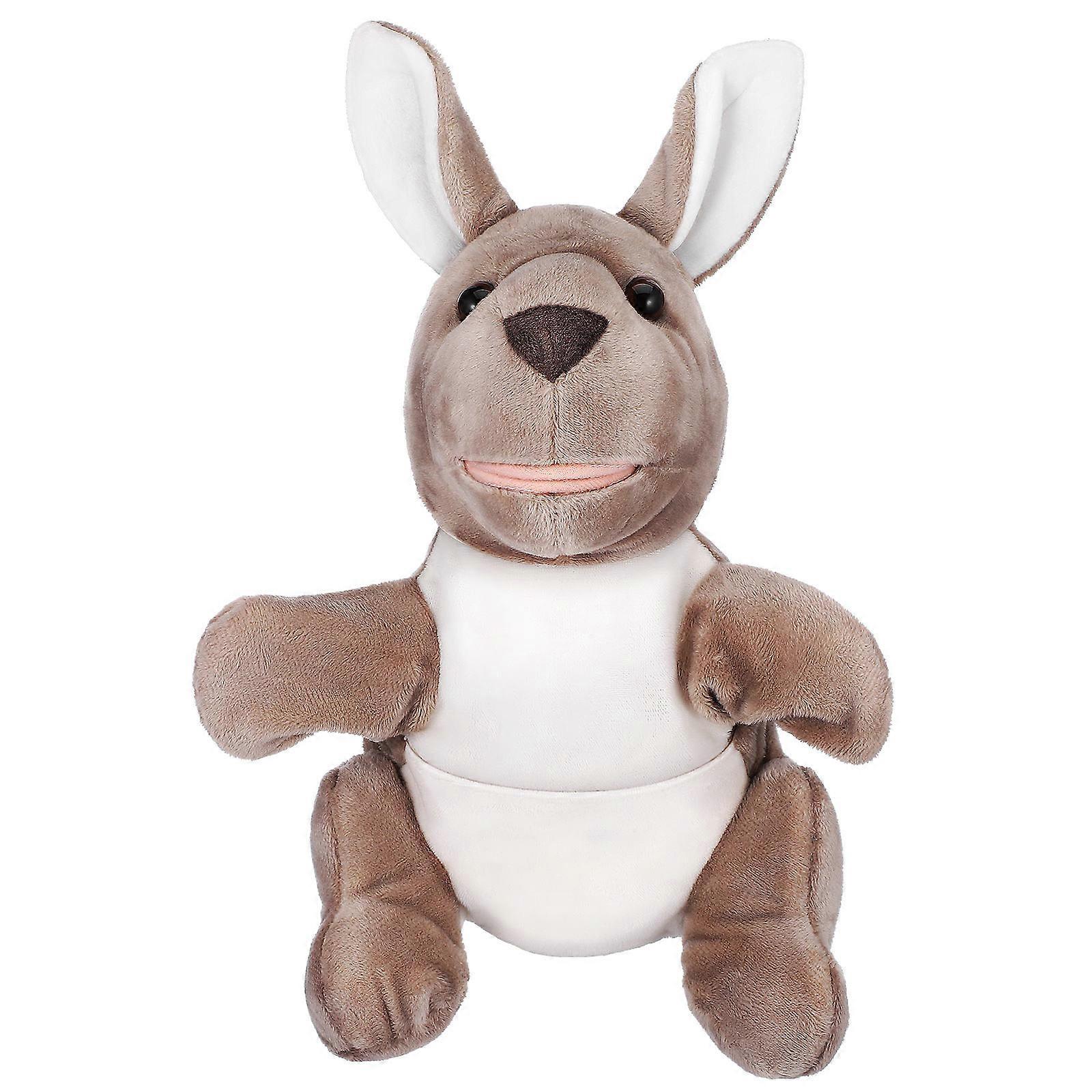 Kangaroo Hand Puppet Toy for Storytelling with Interactive Design