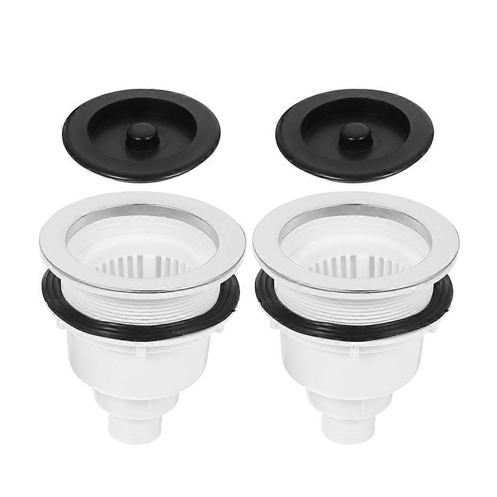 Sink Drain Strainer Water Drip Prevention For Home Users Multi 4.3×3.9×3.9in 2 Sets
