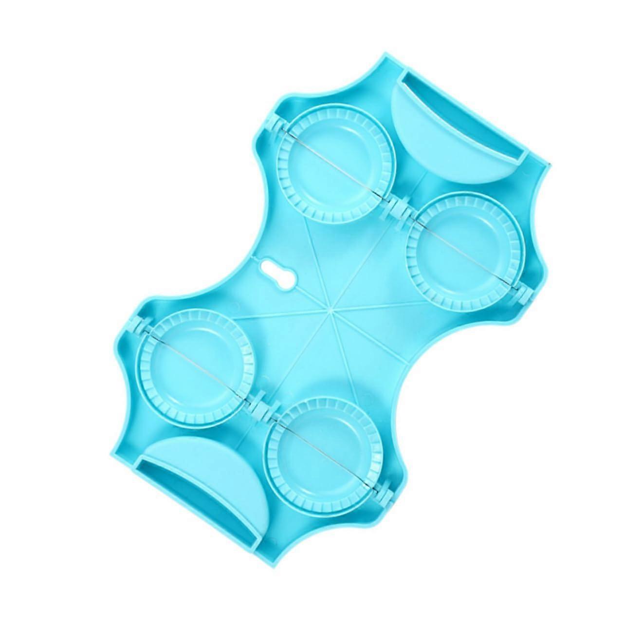 Manual Dumpling Maker Tool with Uniform Shapes, Plastic Dumpling Mold for Fast Wrapper Making