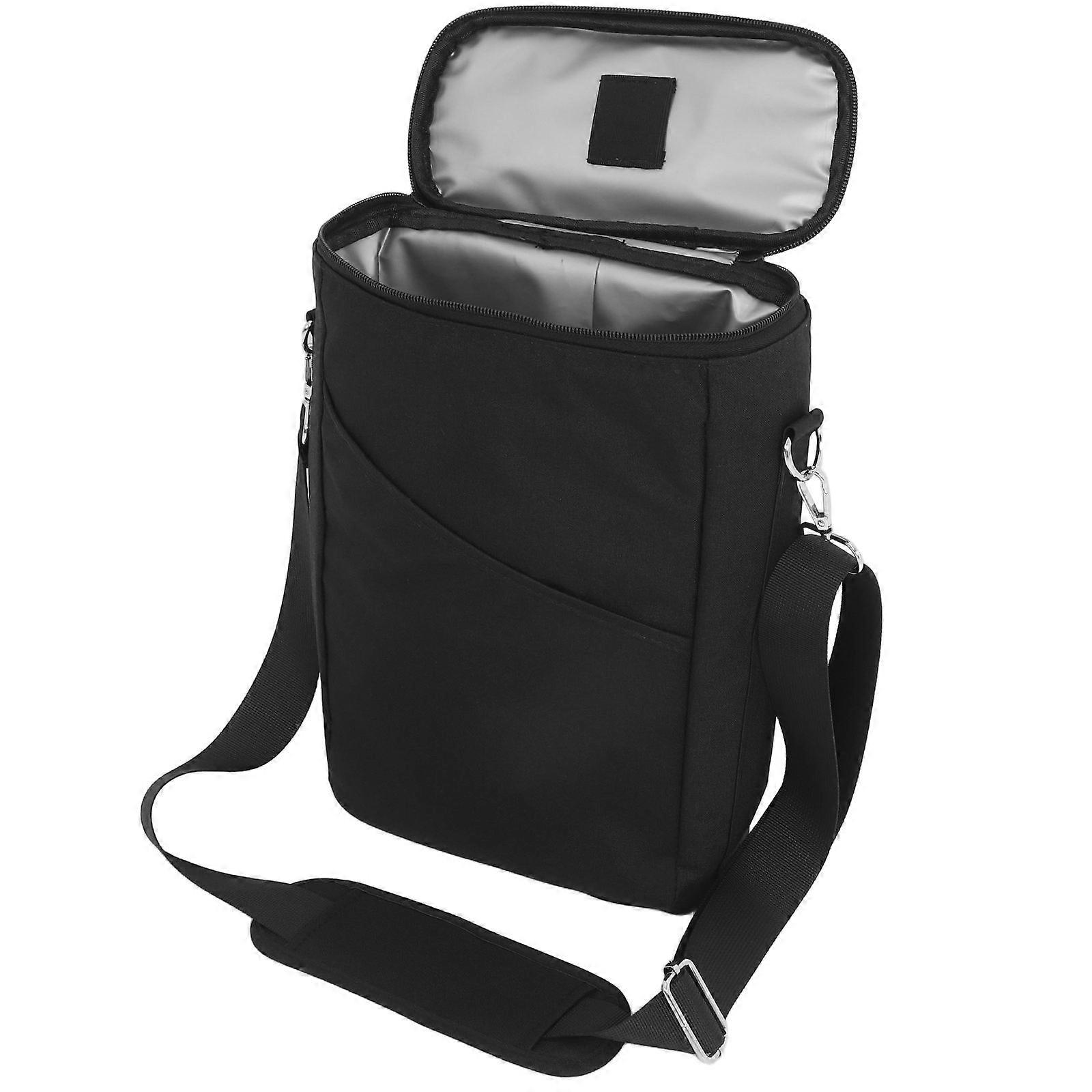 Insulated Wine Carrier Bag for Wine with Portable Handle Capacity