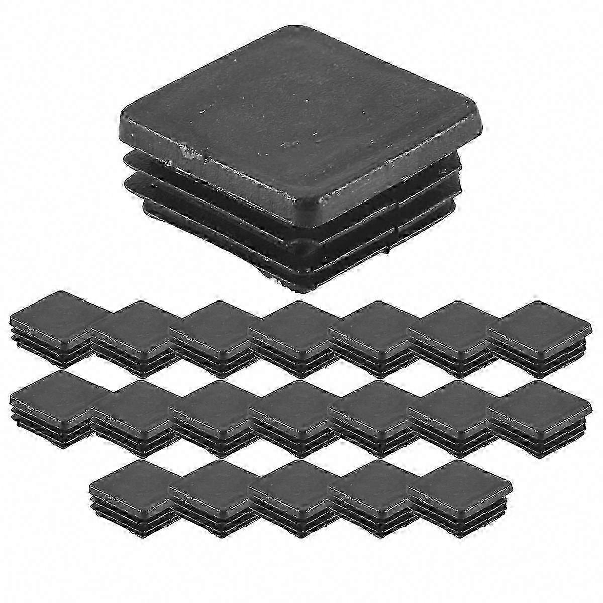 End caps for 25mm square tubes plastic 20 pcs