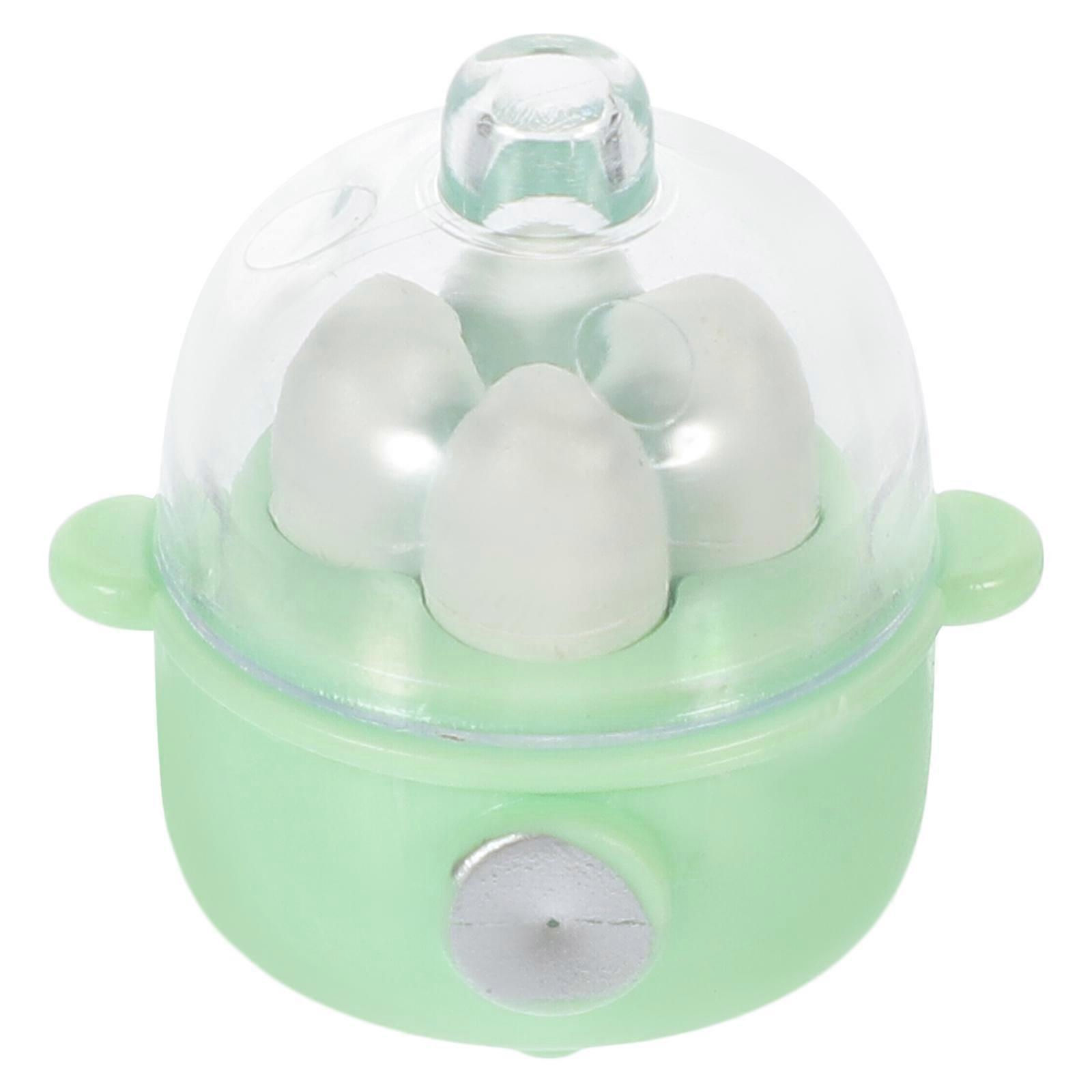 Dollhouse Kitchen Accessory Miniature Egg Cooker for Decor 3Pcs