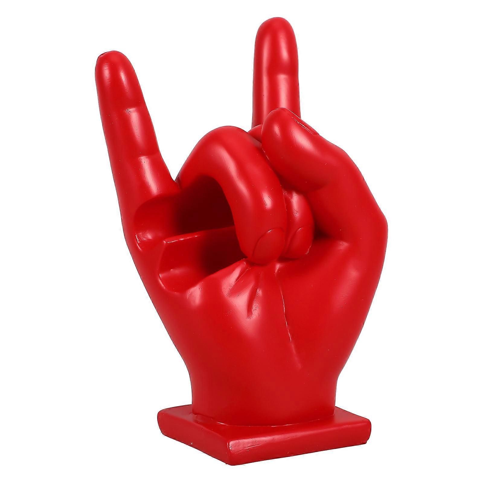 Drumstick Holder Resin Hand Shaped Display Stand for 3Pcs Drumsticks