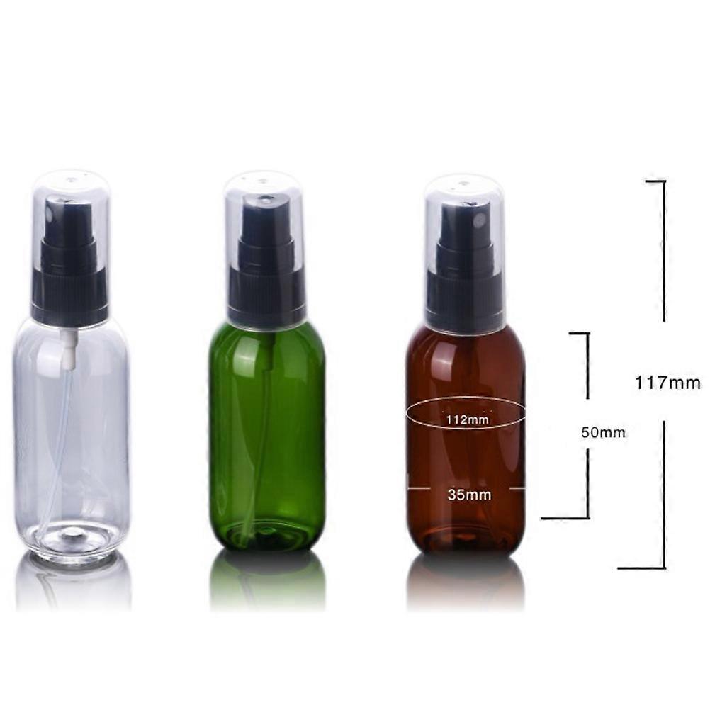 Small Spray Bottle Plastic Makeup Water Dispenser with Pump 10Pcs