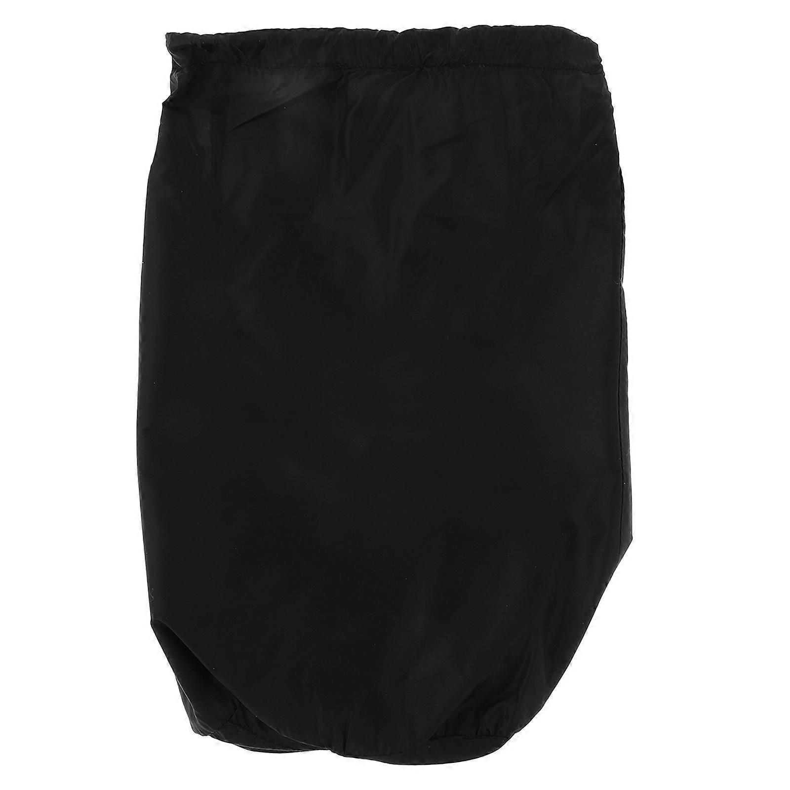 Black Drawstring Laundry Bag for 1 Down Jacket Outdoor Storage Sack
