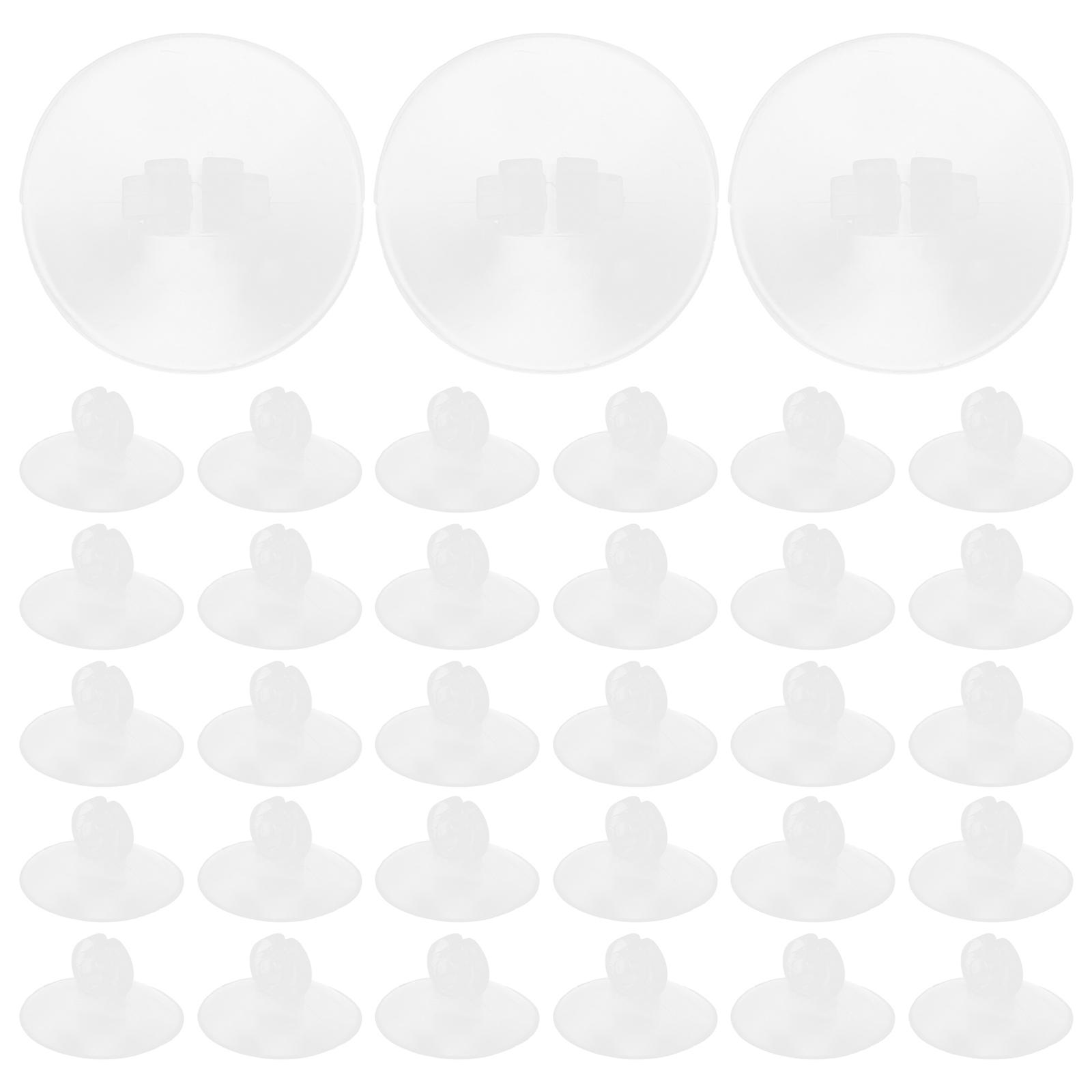 Outdoor Light Suction Cup Hooks for Hanging Christmas Lights 100Pcs