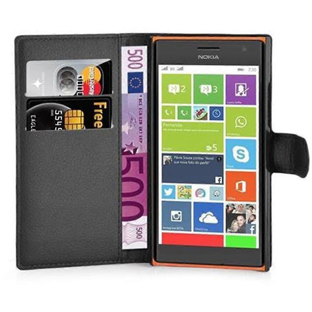 Nokia Lumia 730 Case - Protective Case with Card Slots and Stand Function