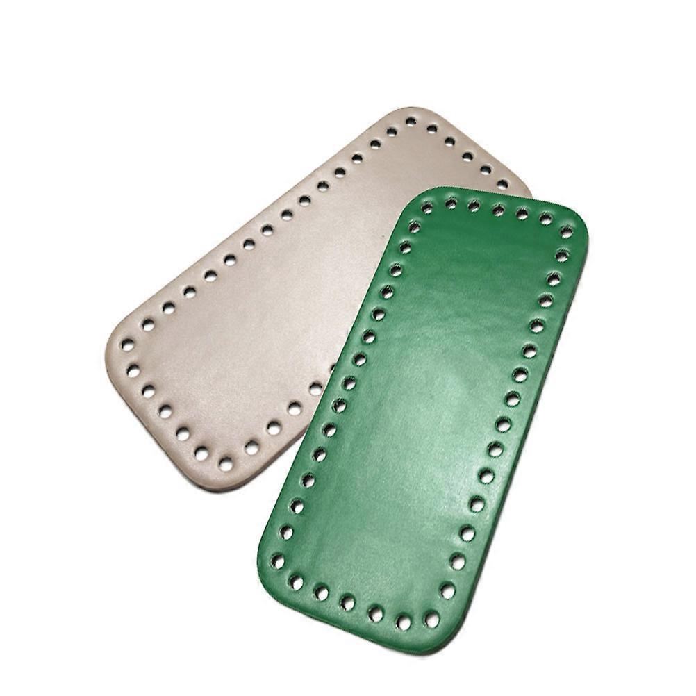 Needle Crochet Bag Bottom Base for DIY Bag Material PU Silver