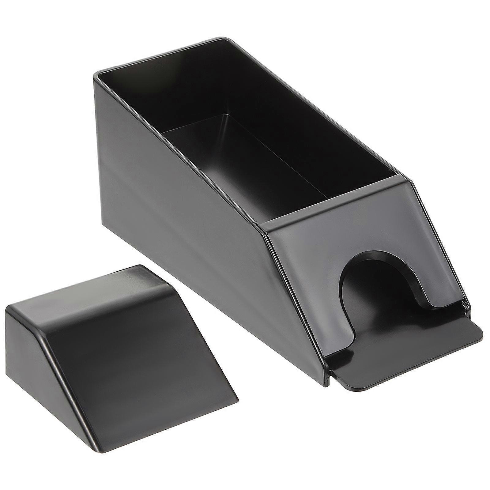 Black Plastic Card Dealer with Reusable shoe for Party Practical and Durable Portable Design
