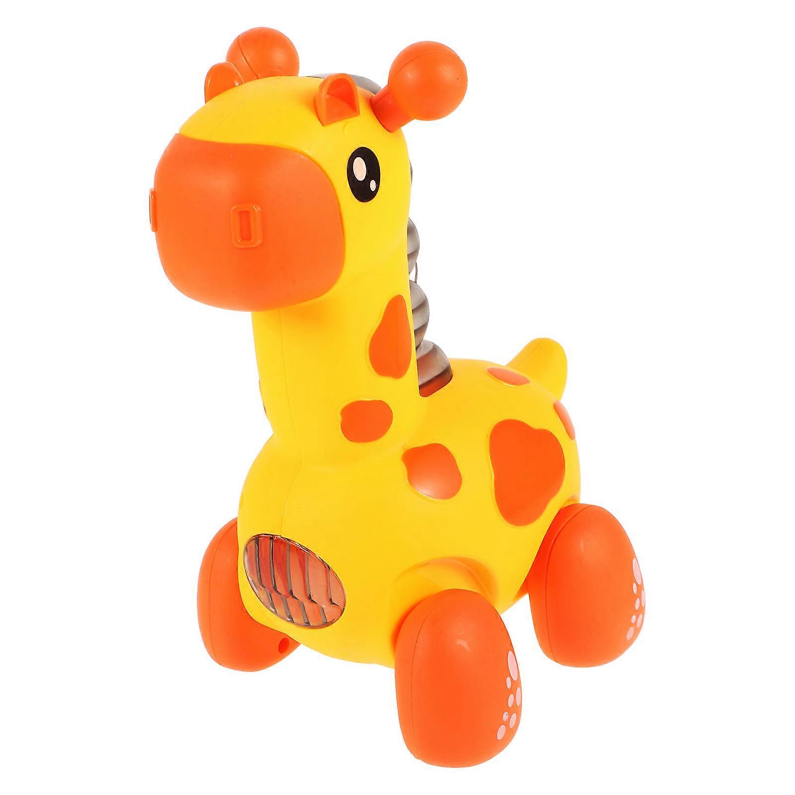 Electric Giraffe Toy for Playing with Interactive Crawling