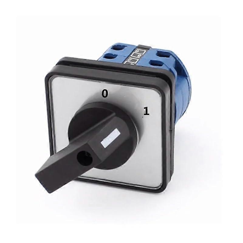 LW26-20 Rotary Switch Knob 2 Position ON-OFF Changeover Cam Switch Ui 690V Ith 20A 1 Pole 4 Terminals