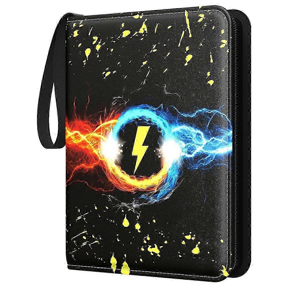 Trading Card Binder With Sleeves, 400 Double Sided Pockets