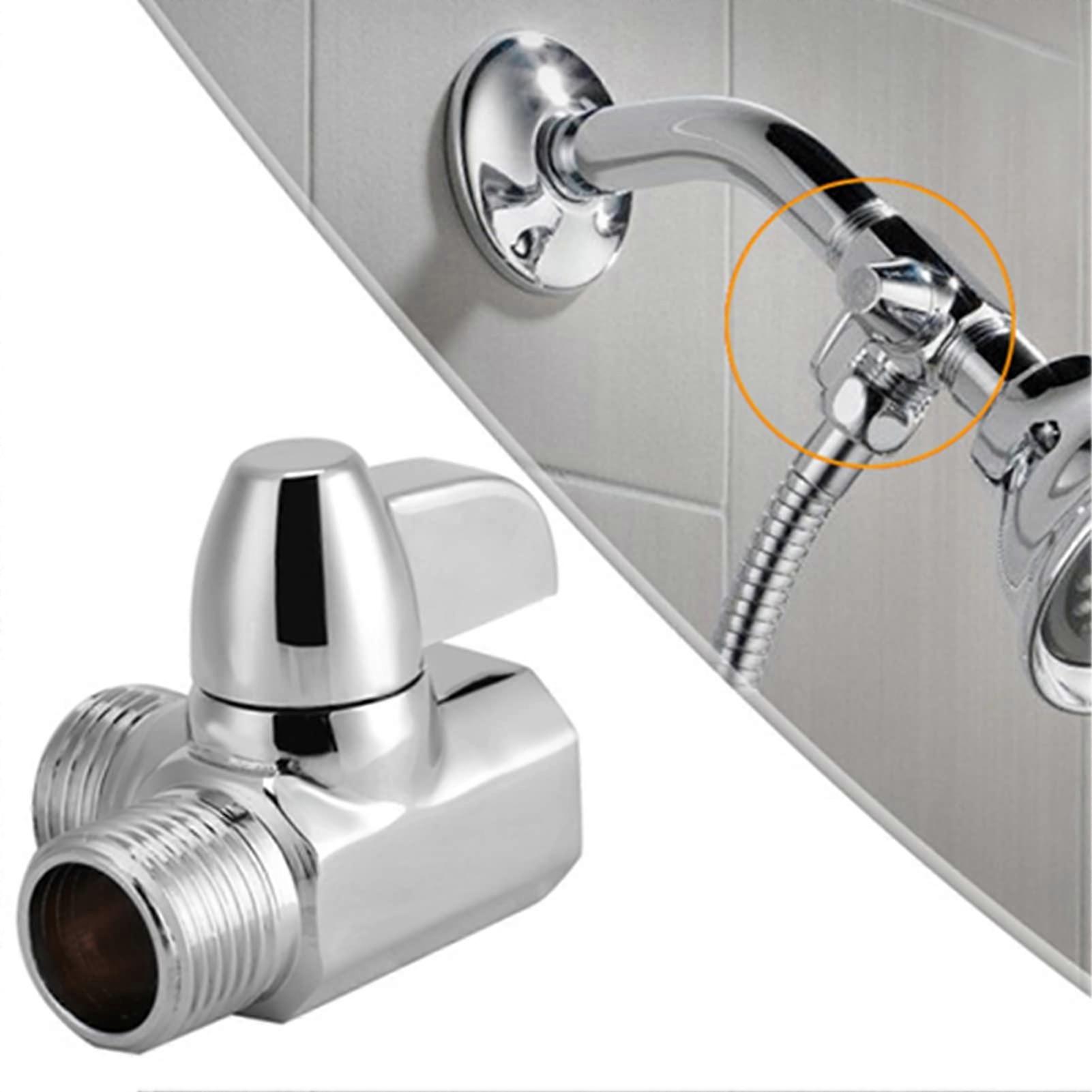 G1/2 Brass Shower Valve with Handle, 3 Way Diverter, LeakResistant CorrosionResistant Connector