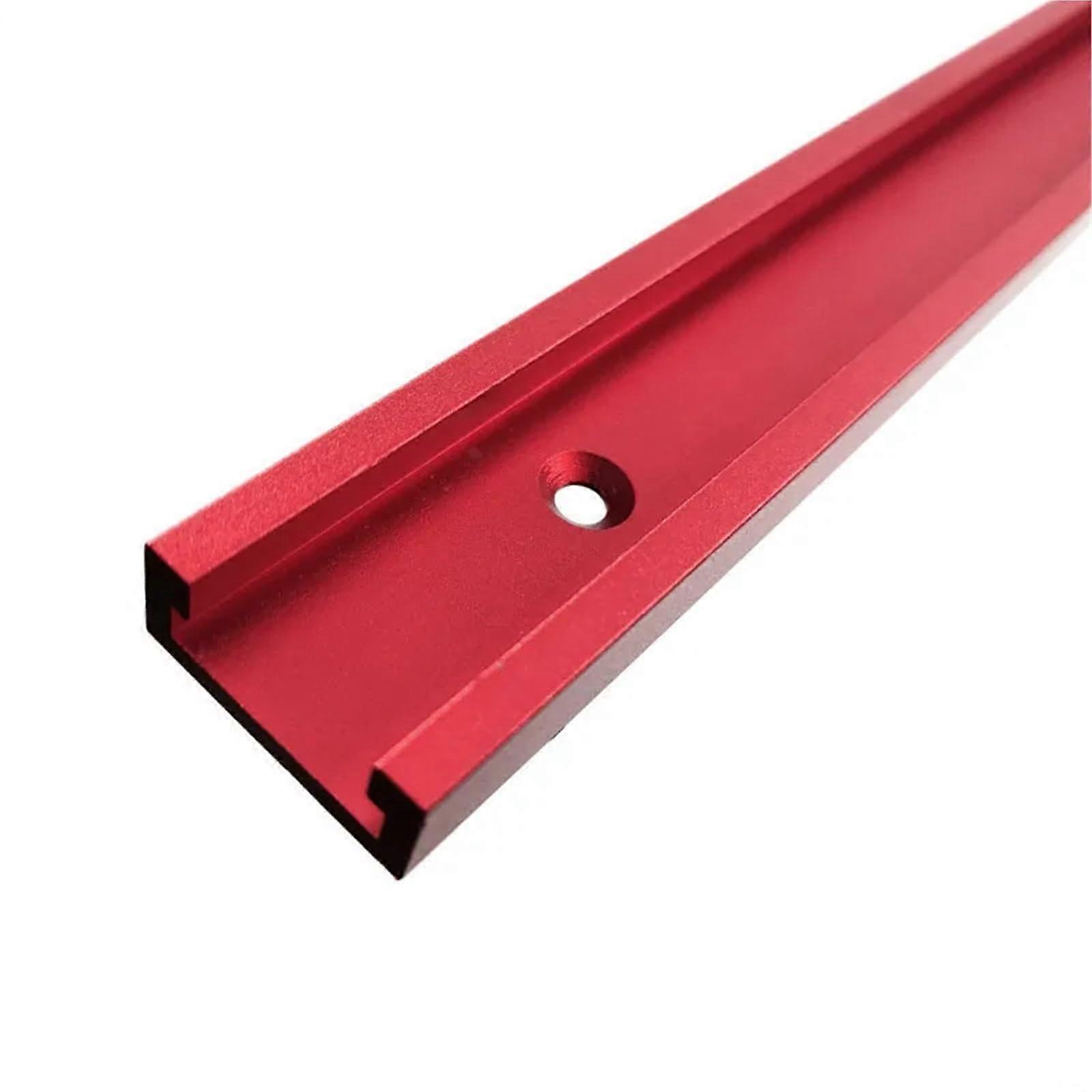T Track for Woodworking 400mm Red Aluminum T Slot Rail Miter Track for Table Saw Router