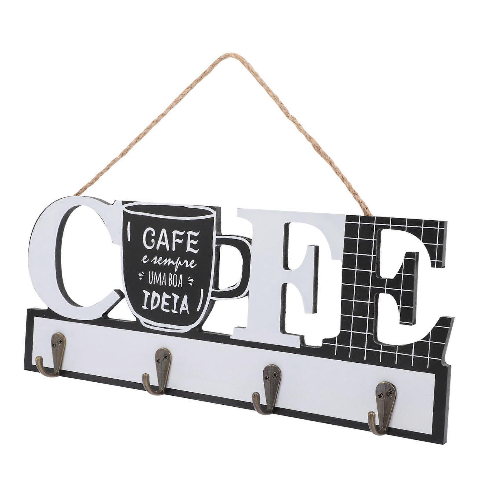 Wall Mounted Coat Rack with MultiHook Storage, Vintage Decorative Wall Hooks for Entryway or Home