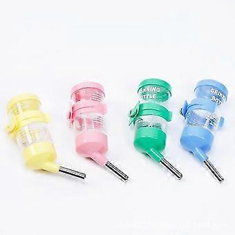 4 Pack Hamster Water Feeder Bottle, 80ml No-Drip Small Animals Water Dispenser, Pet Hanging Water Bottle for Guinea Pigs, Bunny, Chinchillas, Rabbit