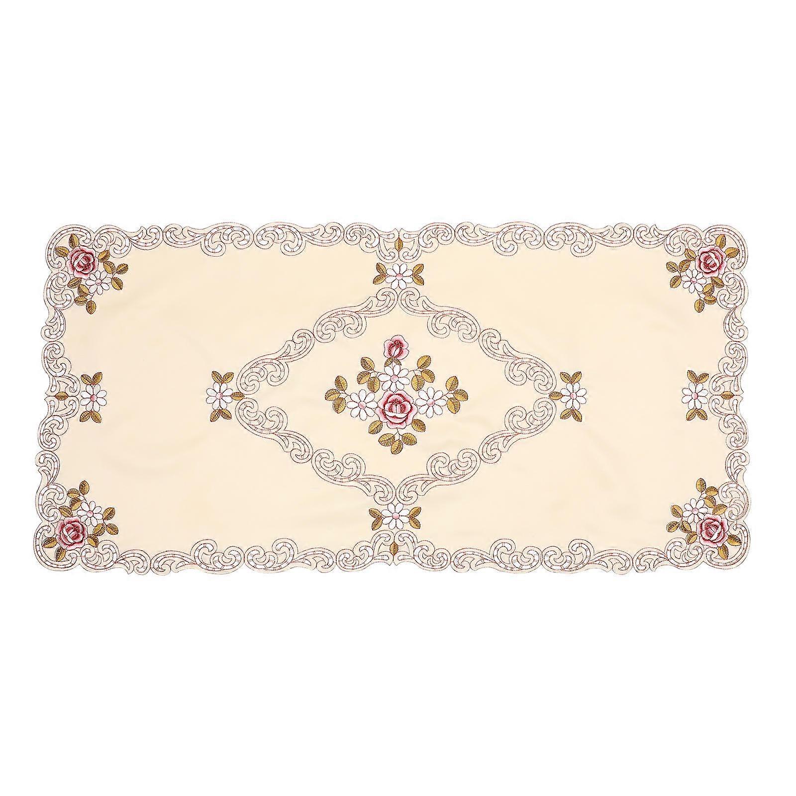 Decorative Tablecloth European Style for Decor 3Pcs Table Cover