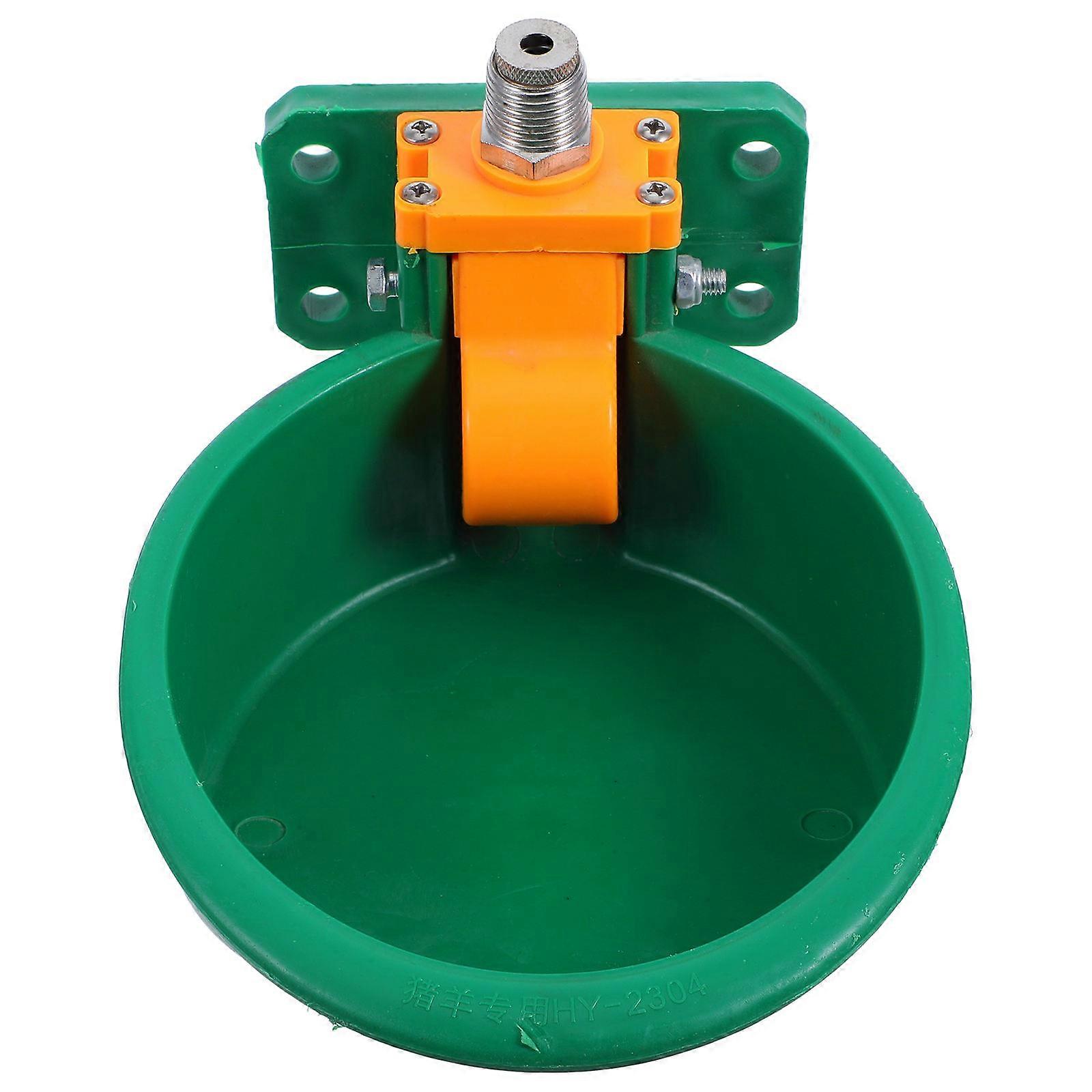 Green Automatic Waterer for Livestock Sheep Drinking Bowl